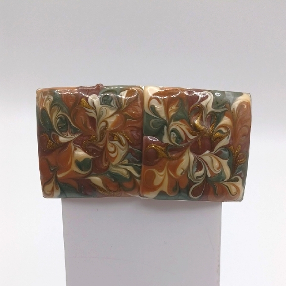 Jewelry - Natural Colored Swirled Clip on Earrings